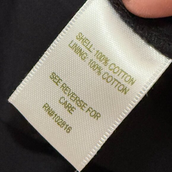 Women Garnet Hill Sleeveless Eyelet Knee Length Dress in Black Size 10 - Picture 7 of 9